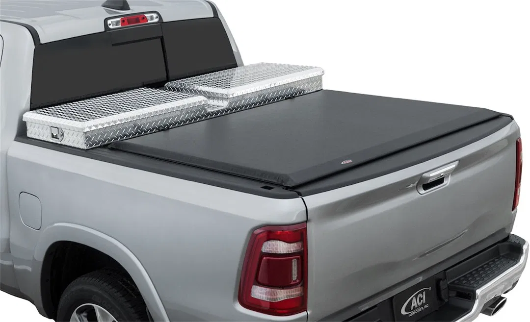 64169 – ACCESS Tonneau Cover, Soft Roll-Up Hook And Loop Low Profile Black Vinyl Lockable Using Tailgate Handle Lock ...